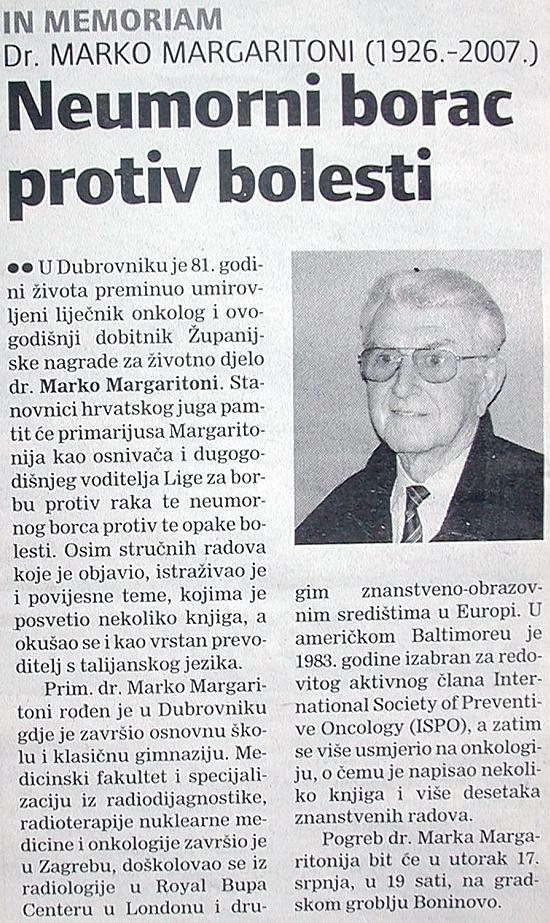 Prim. dr. Marko Margaritoni